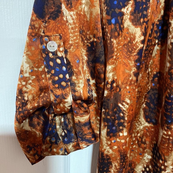 Ruby Rd. Size 14. Stunning Blouse.   Feather decoration.      Mint. - Picture 3 of 6